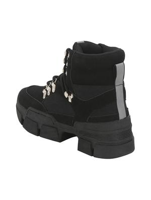 black lace-up boots - 16848714 - Standard Image - 3