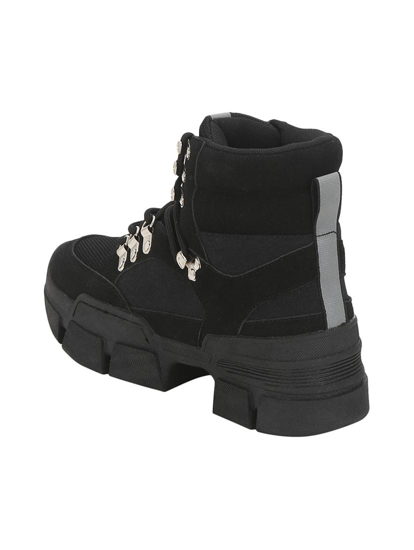 black lace-up boots - 16848714 - Zoom Image - 3