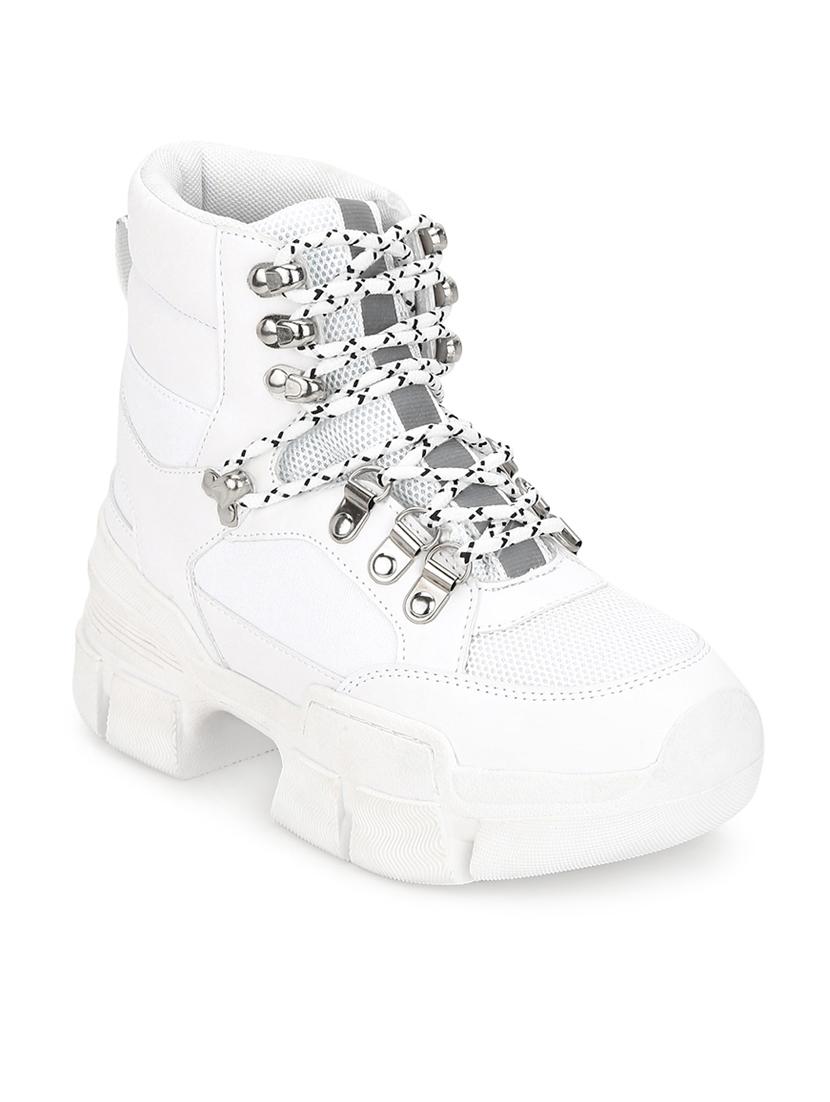 white lace-up boots - 16848717 - Zoom Image - 1