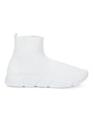 white slip on sports shoes - 16848726 - Standard Image - 2