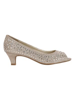 gold slip on sandals - 16848736 - Standard Image - 2