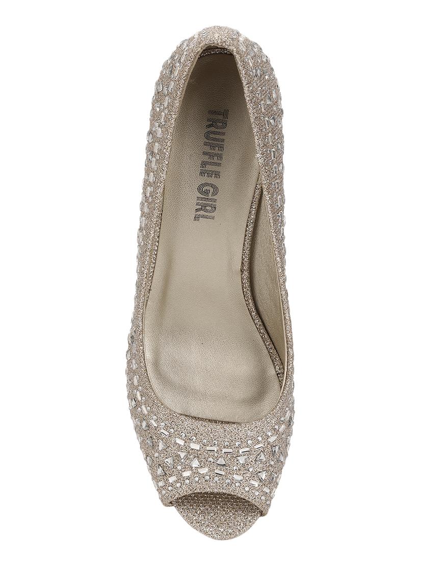 gold slip on sandals - 16848736 - Zoom Image - 4