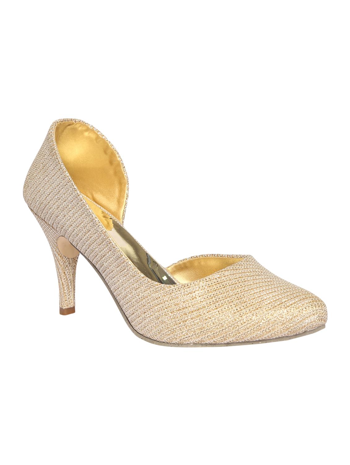 gold slip on pumps - 16849020 - Zoom Image - 1
