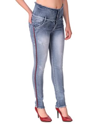 high rise stone washed jeans - 16849070 - Standard Image - 2