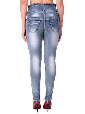 high rise stone washed jeans - 16849070 - Standard Image - 3