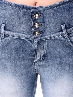 high rise stone washed jeans - 16849070 - Standard Image - 6