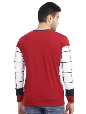 maroon checkered t-shirt - 16849184 - Standard Image - 2