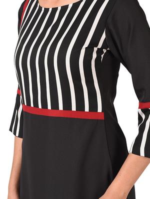 striped asymmetric kurta - 16849215 - Standard Image - 4