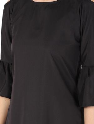 straight cold shoulder kurta - 16849238 - Standard Image - 4