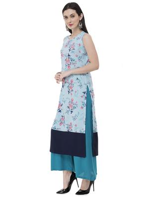 floral straight kurta - 16849240 - Standard Image - 2
