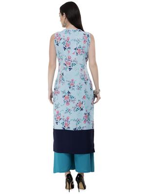 floral straight kurta - 16849240 - Standard Image - 3