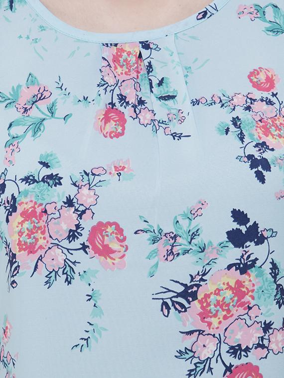floral straight kurta - 16849240 - Zoom Image - 4