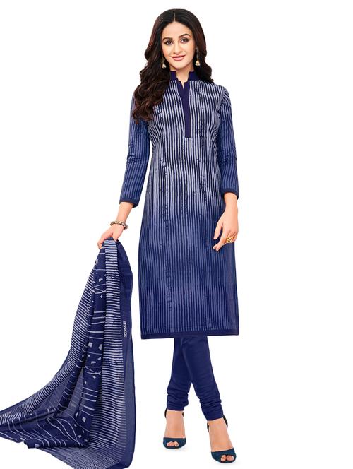 printed unstitched suit - 16849699 - Very Small Image - 1