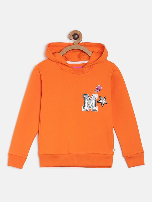 orange cotton sweatshirt - 16850526 - Standard Image - 1