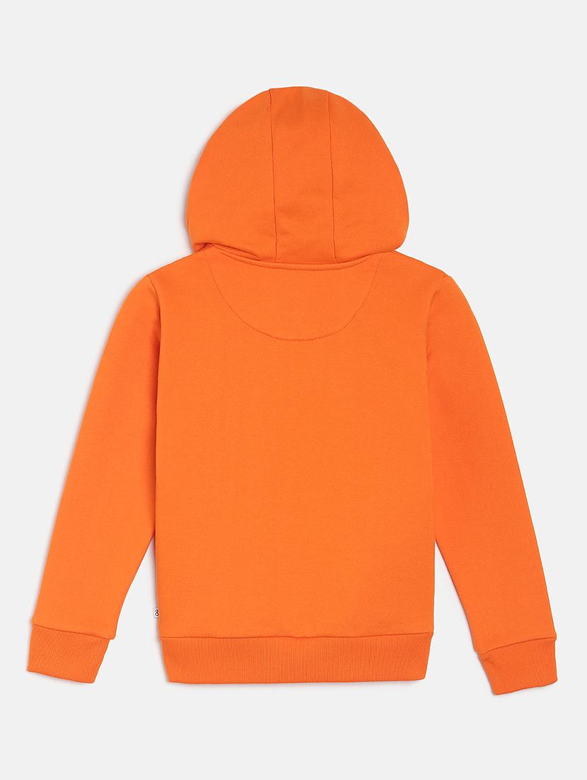 orange cotton sweatshirt - 16850526 - Zoom Image - 2