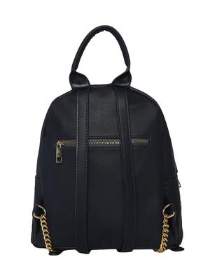 blue leatherette regular backpack - 16850539 - Standard Image - 2