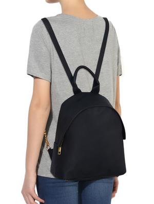 blue leatherette regular backpack - 16850539 - Standard Image - 6