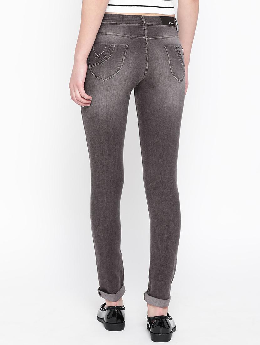 high rise stone washed jeans - 16850972 - Zoom Image - 3