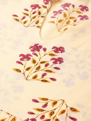 v-neck floral a-line dress - 16851720 - Standard Image - 4