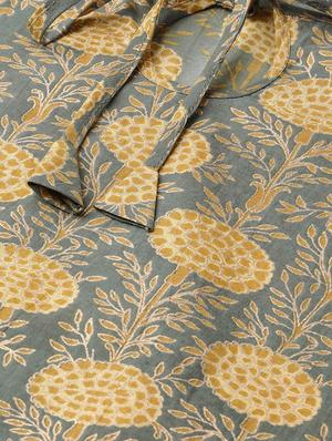floral straight kurta - 16851754 - Standard Image - 4