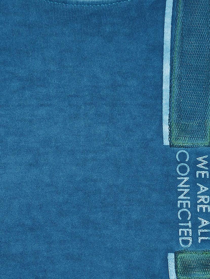 light blue cotton tshirt - 16852417 - Zoom Image - 3