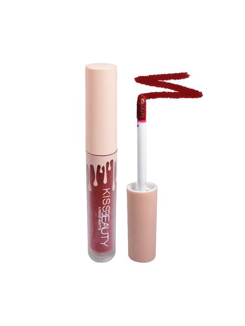 kiss beauty matte liquid dark tan lipgloss lipstick-b05 - 16852482 - Standard Image - 1