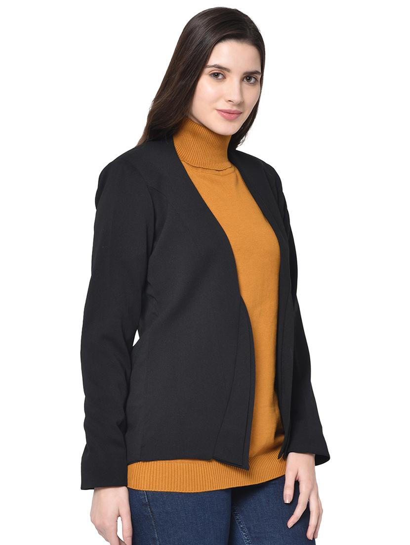 long sleeves solid blazer - 16852506 - Zoom Image - 2
