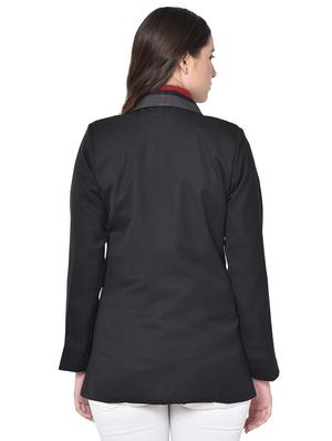 single button lapel neck blazer - 16852508 - Standard Image - 3