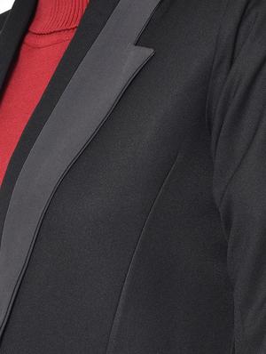 single button lapel neck blazer - 16852508 - Standard Image - 4
