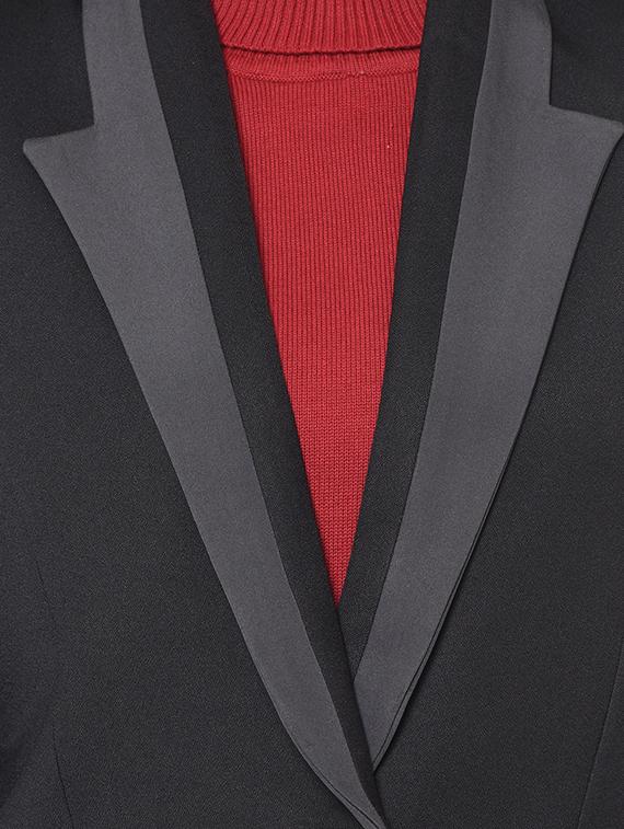 single button lapel neck blazer - 16852508 - Zoom Image - 5