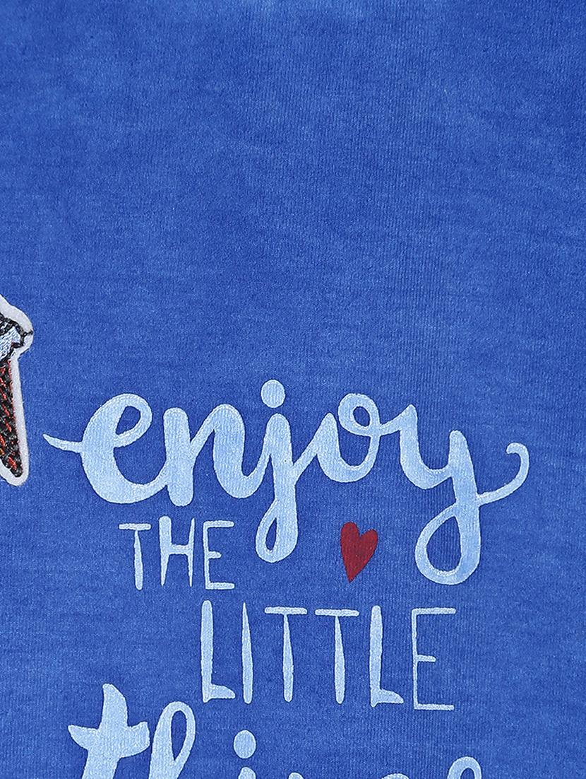 blue cotton regular tees - 16852522 - Zoom Image - 3
