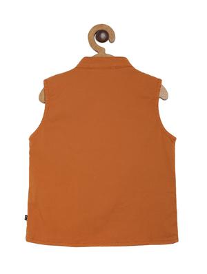 brown cotton waistcoats jackets - 16852642 - Standard Image - 2
