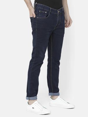 blue solid plain jeans - 16852709 - Standard Image - 2