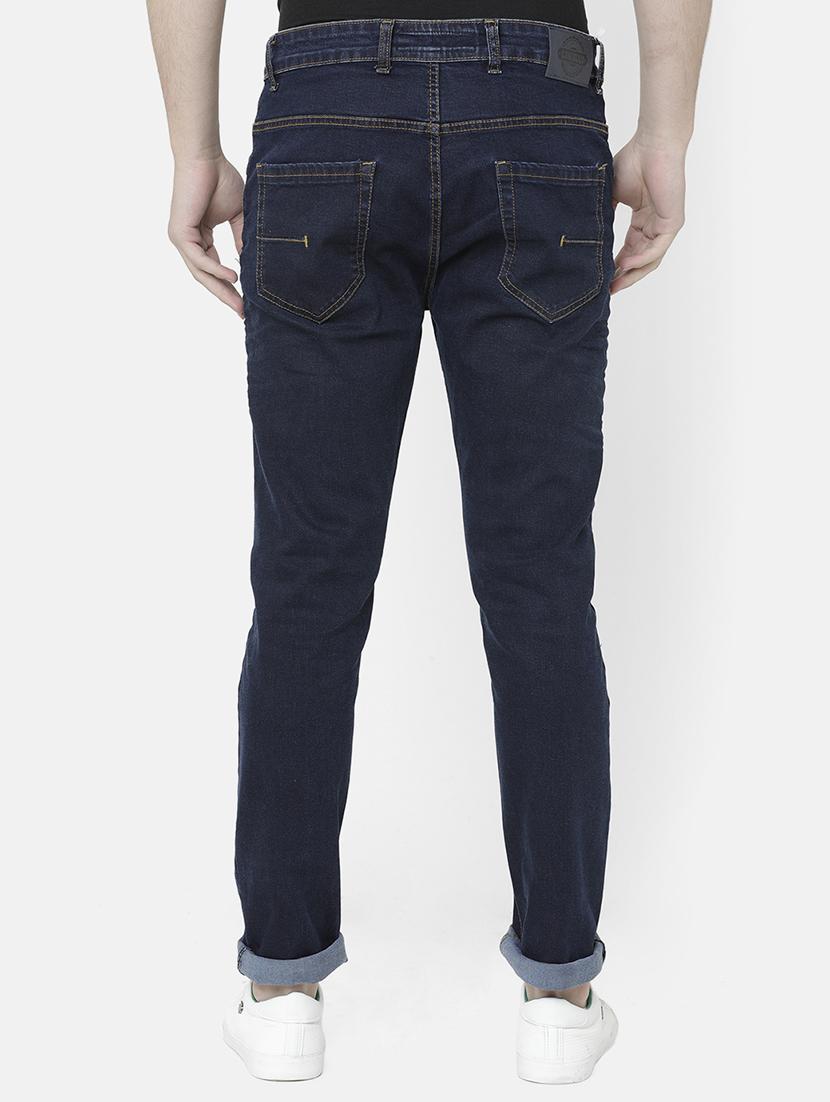 blue solid plain jeans - 16852709 - Zoom Image - 3