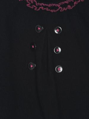 black cotton frock - 16853092 - Standard Image - 3