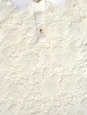 golden button detail crochet shirt - 16853117 - Standard Image - 7