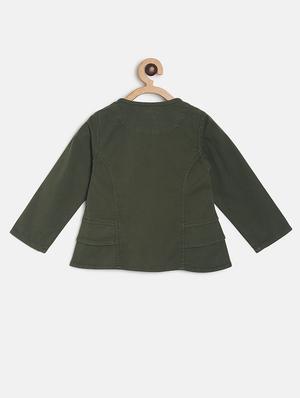 green cotton regular jackets - 16853203 - Standard Image - 2