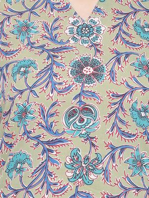 floral straight kurta - 16853334 - Standard Image - 5