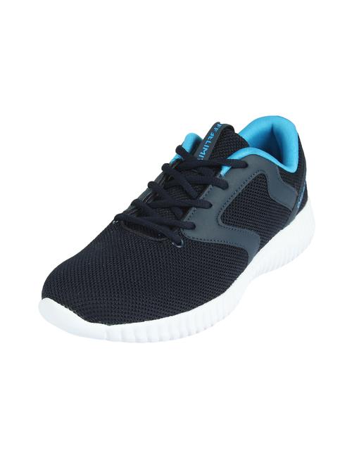 navy lace-up sports shoes - 16854560 - Standard Image - 1