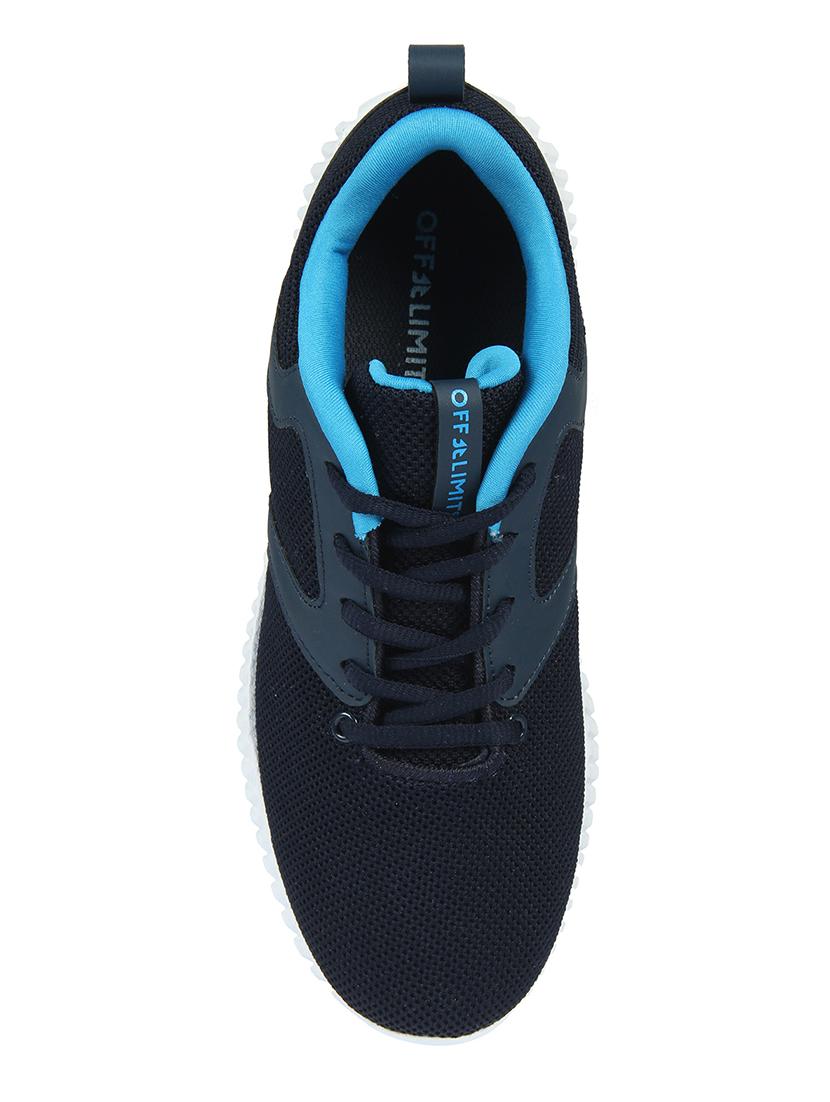 navy lace-up sports shoes - 16854560 - Zoom Image - 4