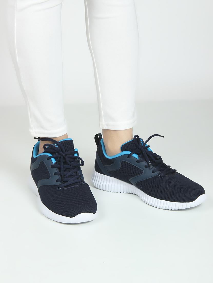 navy lace-up sports shoes - 16854560 - Zoom Image - 5