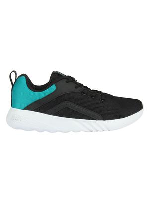 black mesh lace up sport shoes - 16854573 - Standard Image - 2