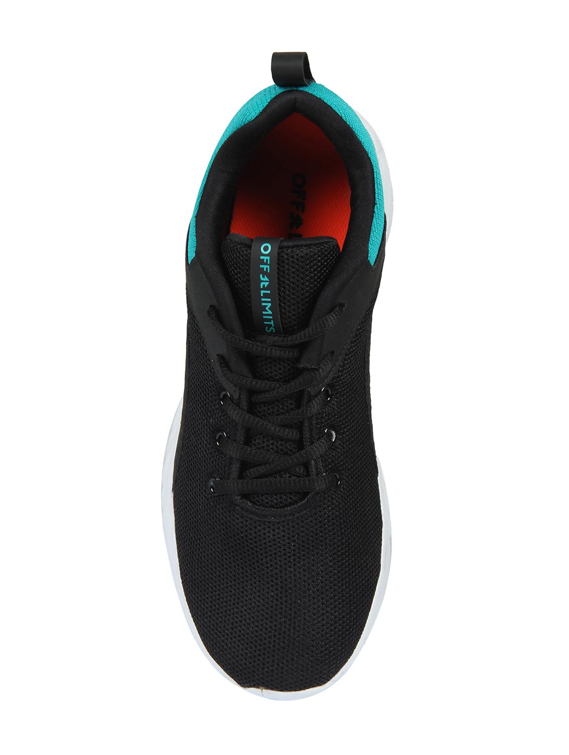 black mesh lace up sport shoes - 16854573 - Zoom Image - 4