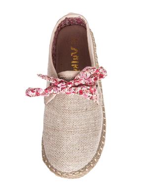 beige fabric loafer - 16854879 - Standard Image - 3