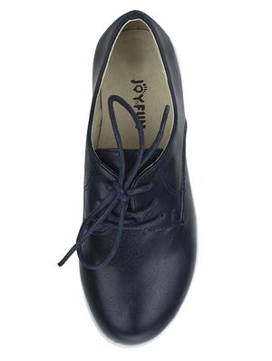 girl's navy blue lace up solid ballerina - 16854883 - Standard Image - 4