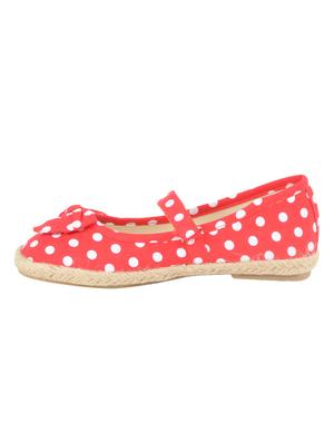 girl's red polka dots slip on sandal - 16854887 - Standard Image - 2