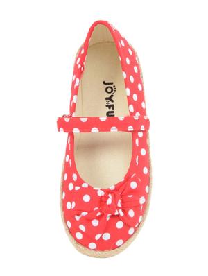 girl's red polka dots slip on sandal - 16854887 - Standard Image - 4