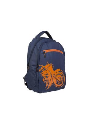 blue polyester backpack - 16854929 - Standard Image - 4