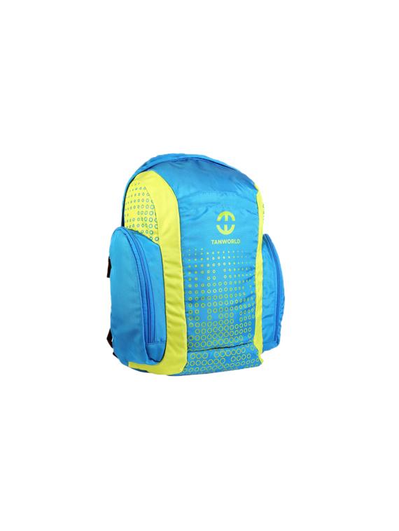 blue polyester backpack - 16854938 - Zoom Image - 4