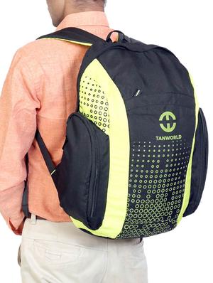 green polyester backpack - 16854942 - Standard Image - 5